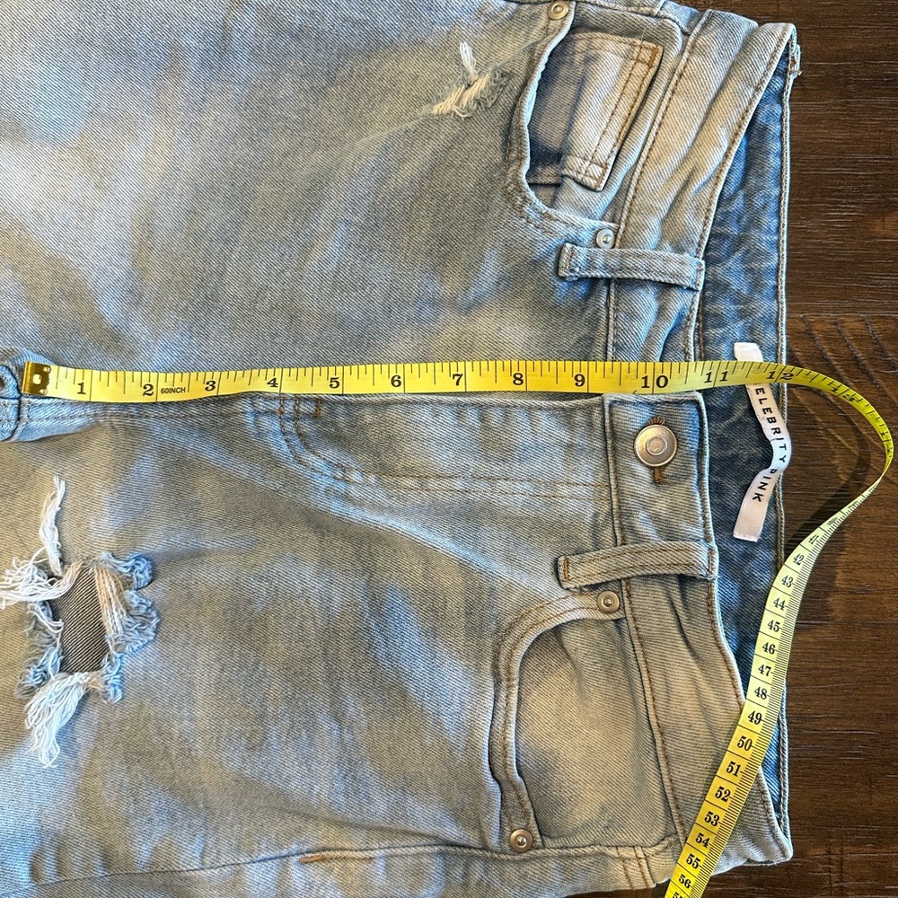 Two-Tone patchwork Straight Leg Jeans - image 8